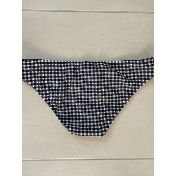 J. Crew Swim Bikini Bottom Multicolor Plaid Seersucker Swimwear - Picture 5 of 8